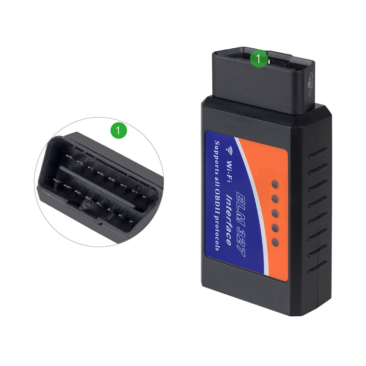 Ferramenta de diagnóstico sem fio OBD2 ELM327 WIFI V1.5