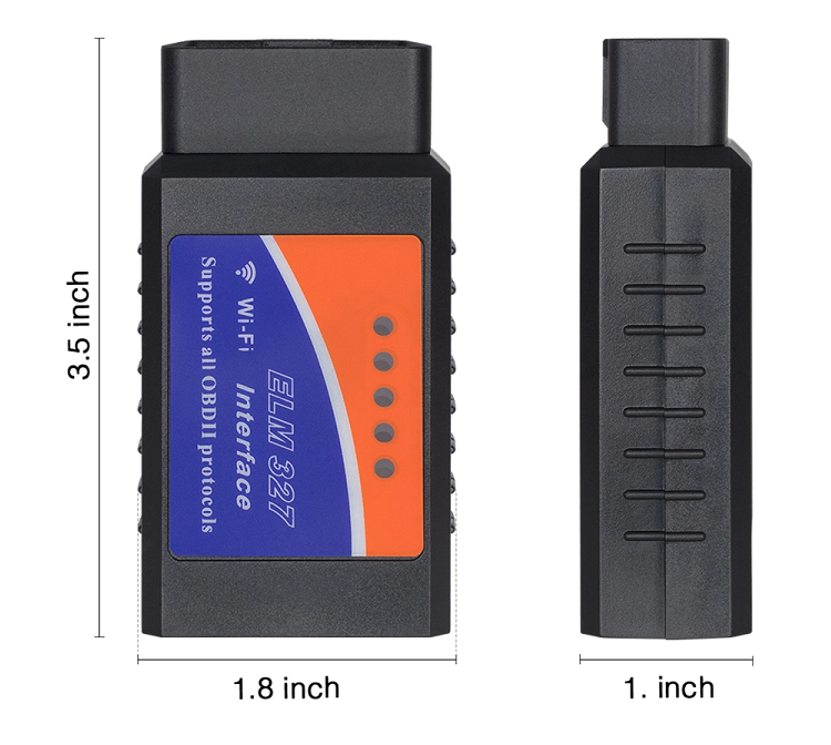 Testador sem fio OBD2 ELM327 WIFI V1.5